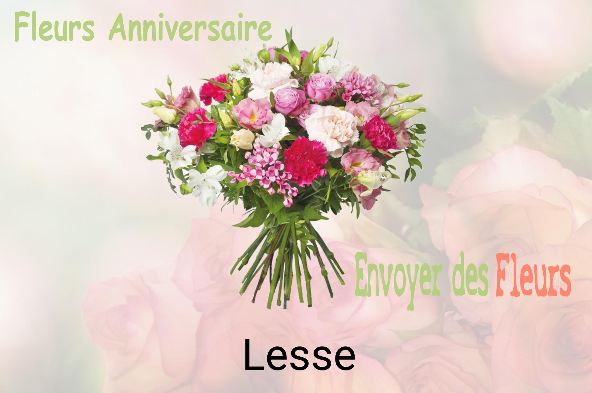 Bouquet de fleurs d’anniversaire livré à Lesse