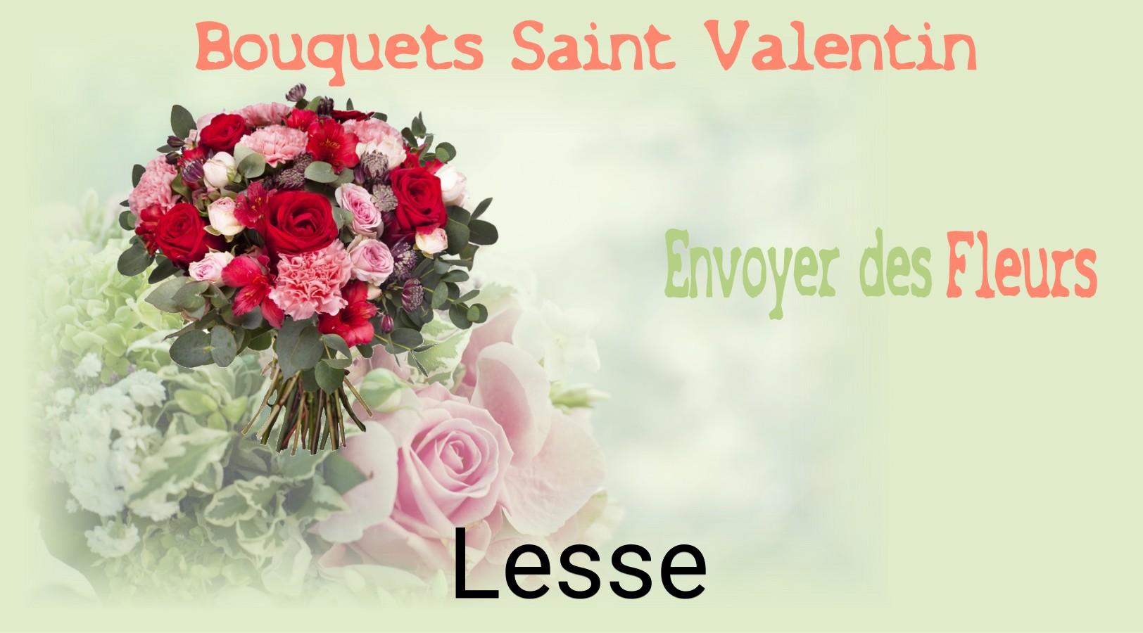 Roses de Saint-Valentin livrées à Lesse